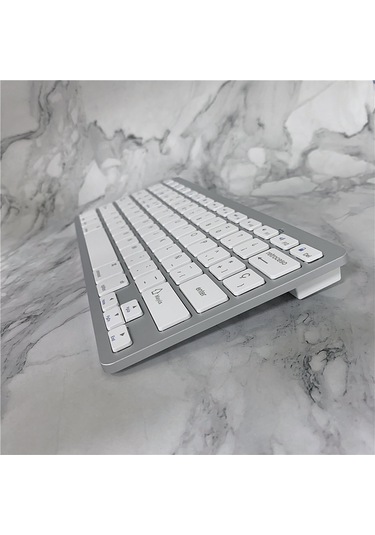 Springsun 78 Tuşlu İspanyolca Kablosuz Bluetooth Klavye - Windows/ios/android Uyumlu İnce Tasarım