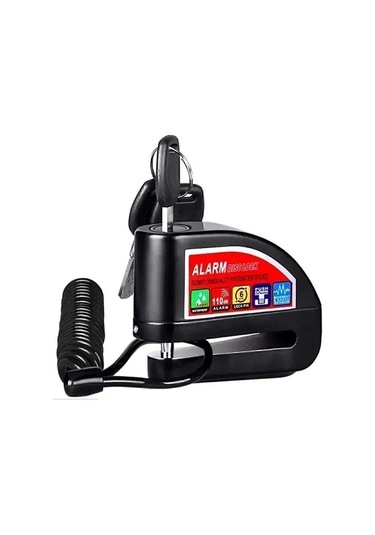 Ceylan Adam Alarmlı Disk Kilidi Motorsiklet Scooter Bisiklet Sesli Alarm 110 Desibel Yüksek Ses