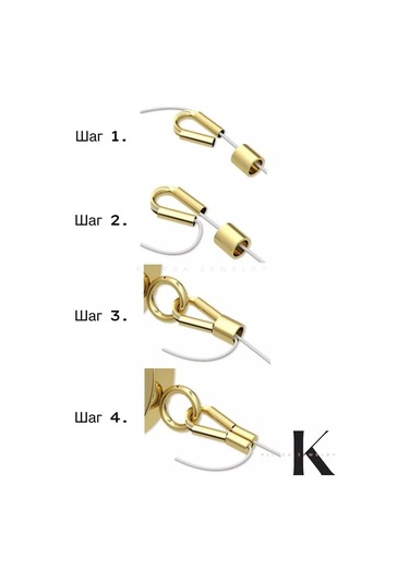 Klipsa Jewelry Takı Koruyucu Altın Rengi Uçlar 176165553