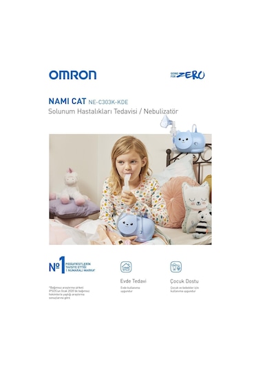 Nami Cat Çocuklara Uygun Sevimli Nebülizatör