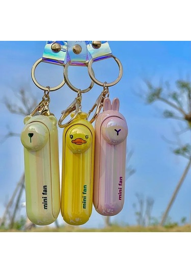 Sevimli Mini Fan Taşınabilir El Katlama Başucu Ofis Usb Şarj Pil