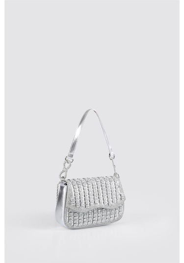 Ççs 17659 Kadın Omuz Askılı Çanta GÜMÜŞ