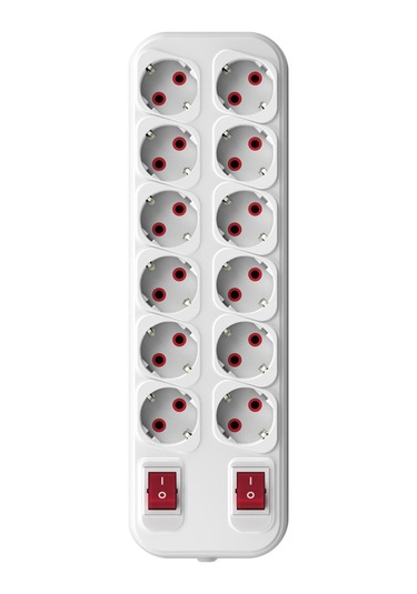 12'li Grup Priz Topraklı Anahtarlı Fetih 12-00