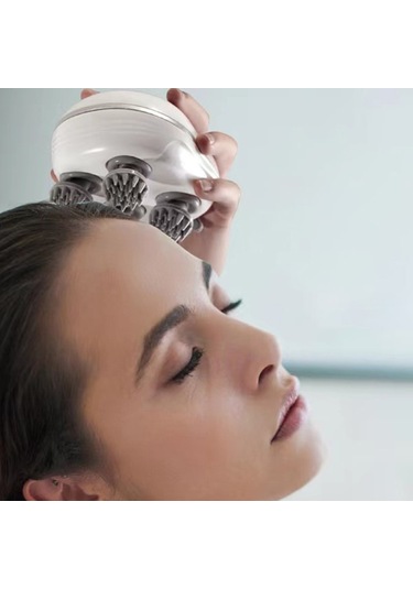 Elektrikli Baş Ve Saç Derisi Masaj Cihazı Kedi Su Geçirmez Vücut Masaj Cihazı - Yeşil Çok Renkli