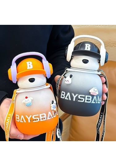 Büyük Kapasiteli Yaratıcı Komik Ayı Çocuk Saman Fincan Sevimli Internet Ünlü Lüks Öğrenci Plastik Bardak Gradyan Duygusu Renkli Su Bardağı 650ml Fqy8kd Diğer