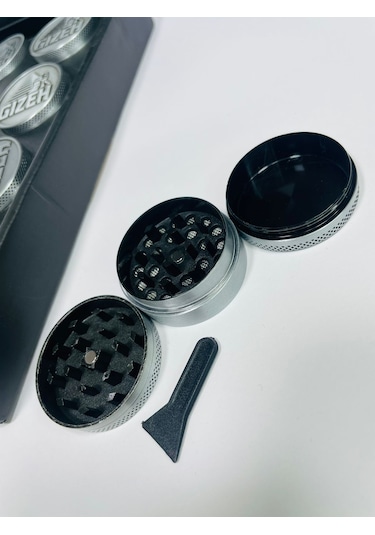 Gizeh Full metal 3parça Tutun Parçalıyıcı- Orjinal Ürün//40mm
