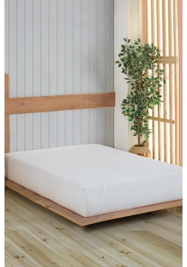 Varol Sıvı Geçirmez Yatak Koruyucu Alez Beyaz/100x200cm Beyaz