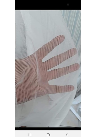 Çubuklu Briz Perde Mutfak Kapi Camları Için Düz Ultra Briz Tül (372277956)