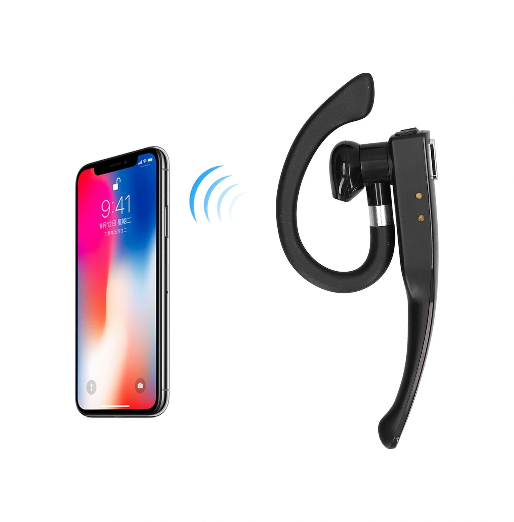 Shineyee Yyk-525 Bluetooth 5.3 Kulaklık, Mikrofonlu Kulak Takımı, 10-12 Saat Çalma Süresi, 500mah Şarj Kutusu, Ipx7 Su Geçirmez, İş Ve Sürüş İçin