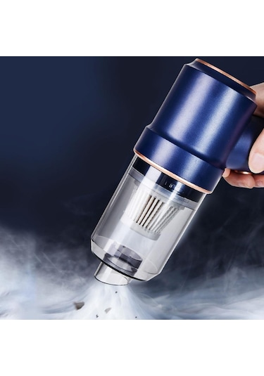 Suntek Araç Mavisi Için El Süpürgesi Akülü 7x6inç Toz Mavi Mavi