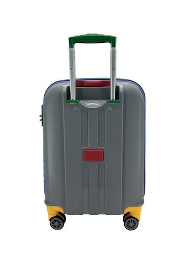 Cap Polo's Polipropilen Üçlü Valiz Set Gri Çok Renkli