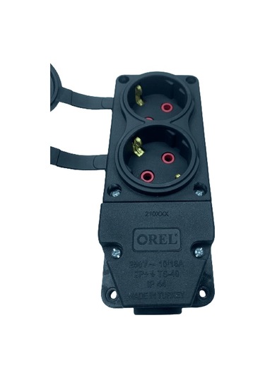 5 Adet Orel 1x16 2 Li Kauçuk Grup Priz 220 V Diğer