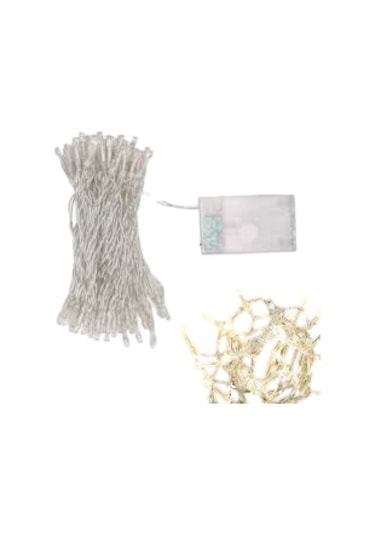 Yılbaşı Led Yeşil Şeffaf Kablo Pilli 2.5 M Pil Dahil Değil