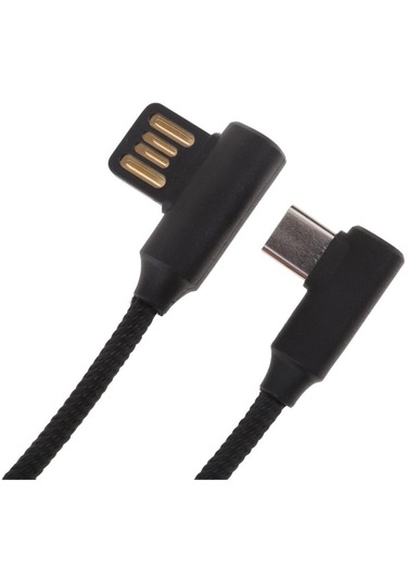 Homyl Naylon Örgülü Hızlı Şarj Usb C - A Kablosu 1,8 M 1.8m