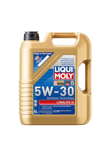 Liqui Moly Longlife III 5W-30 Sentetik Motor Yağı 5 L