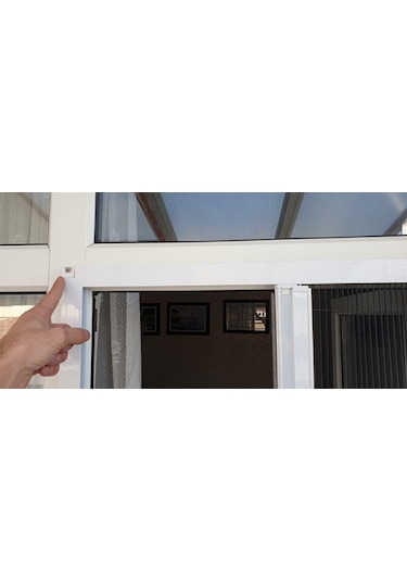 Sürgülü Katlanır Balkon Kapı Sinekliği,Akordeon Pileli Sineklik