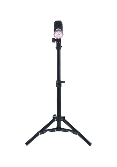 Folinda Fotoğrafçılık Ve Canlı Yayın Işık Ayracı - E27 Ampul Başı, 50cm/200cm Seçenekli Tripod Siyah, L6568-l6575 İle Uyumlu
