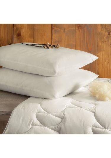Puffy Dulcet Yün Yastık Krem 50 x 70