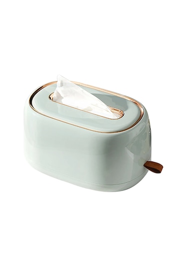 Beyaz Mendil Tutucu Yaylı Masaüstü Duvara Monte Mendil Kapak Kağıdı Havlu Dispenseri Kağıt Çıkarma Peçete Dispenseri