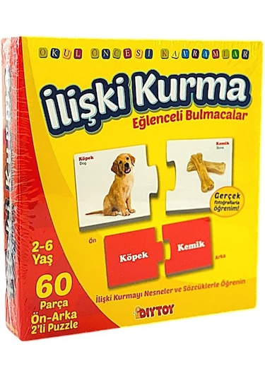 Dıy Toy Okul Öncesi Ilişki Kurma Eğlenceli Bulmacalar