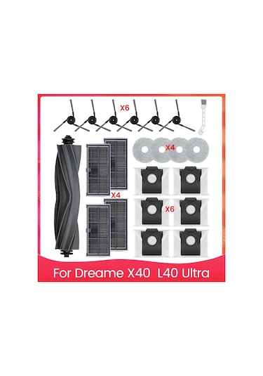 Dreame X40 Ve L40 Ultra Elektrikli Süpürgeler İçin Aksesuar Seti
