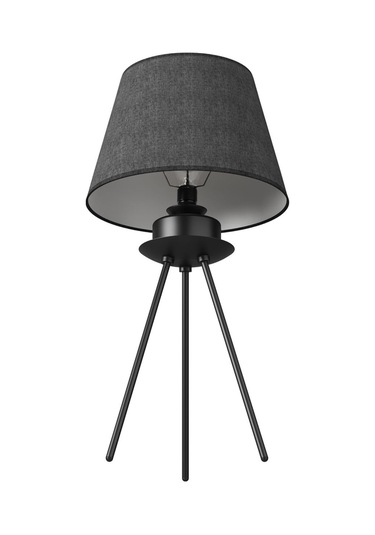 Luxora Avizade Eskitme Tripod Ayaklı Siyah Şapkalı Modern Masa Siyah