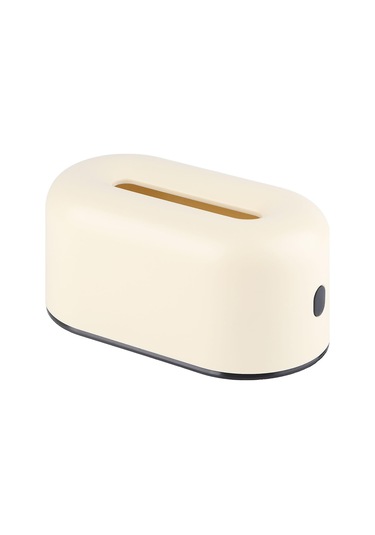 Ofis Yatak Odası Oturma Odası İçin Su Geçirmez Basit Krem Sarı Geniş Açılımlı Plastik Peçete Kutusu, Peçete Kutusu Tutucu