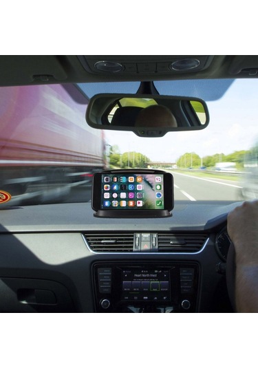 Araba İçin Pratik Tutucu, Araç Telefonu Montaj Aparatı Dashd Tutucu - Siyah -