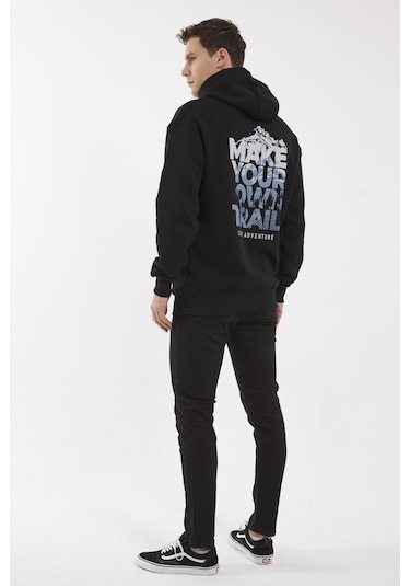 Cold Train Siyah Hoodıe Sweatshırt Siyah