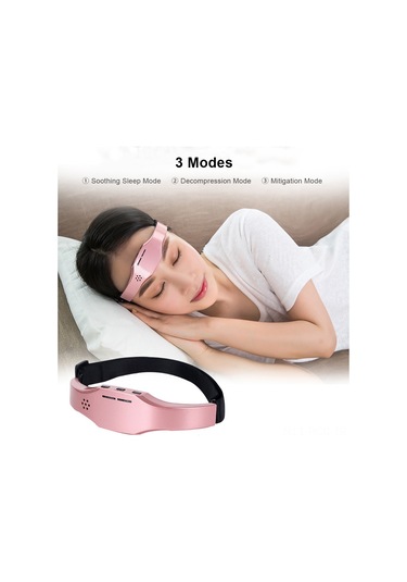 Ruicoo Akıllı Baş Masaj Cihazı Sm-518: 3 Seviye Ayar, Uyku Sorunları Ve Başağrısı İçin, Rechargeable, Siyah Ve Gül Altın Renk Seçenekli Siyah