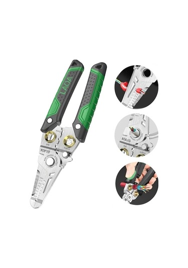 Jialan Tel Sıyırma Pense Çok Fonksiyonlu Elektrikçi Kablo Kesme A