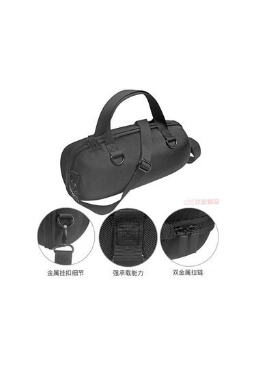 Vkemall Jbl Xtreme 2/3 Hoparlör İçin Siyah Taşınabilir Koruyucu Çanta - Turuncu İç Çekmece, Kolay Taşıma Ve Korumalı Saklama