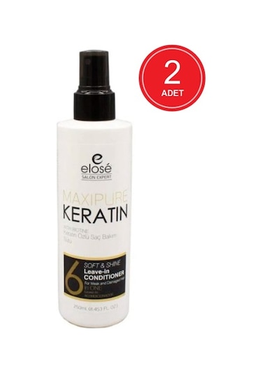 Elose Maxipure Keratin Saç Bakım Sütü 2 x 250 ML