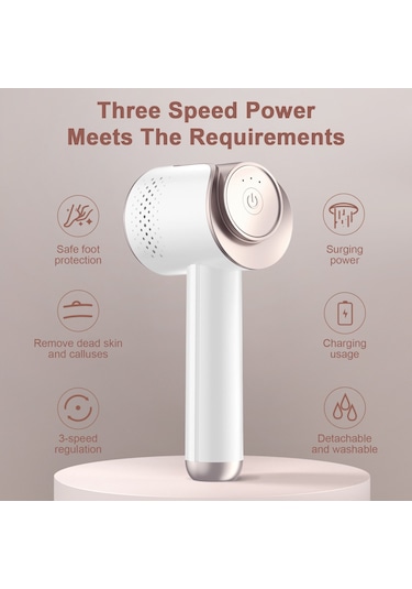 Moveevo Elektrikli Ayak Öğütücü Otomatik Ayak Nasırı Giderici Ev Kullanımı Ayak Öğütme Aleti Şarj Edilebilir Ayak Bakım
