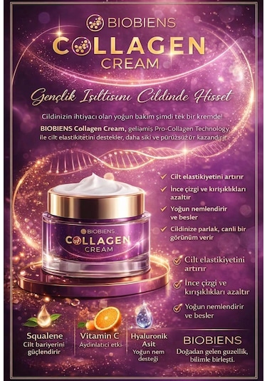 Biobiens Kolajen Krem 50 Ml