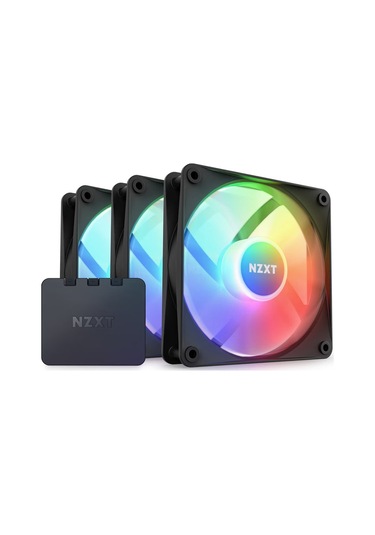Nzxt F120 Rgb Core Siyah 3x120 Mm Fan Rf-c12tf-b1