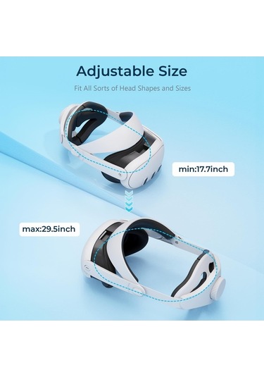 Pazly Startrc Games Meta Quest 3 Başa Monte Akıllı Vr Kulaklık Aksesuarları İçin Yedek Kafa Bandı, Kullanıcı Dostu Tasarım