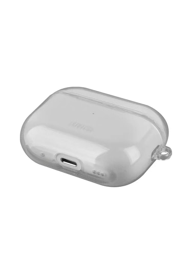 Unıq  Airpods Uyumlu Pro 2 İçin Kılıf Glase Tpu Kılıf Karabinalı 147855444 Beyaz
