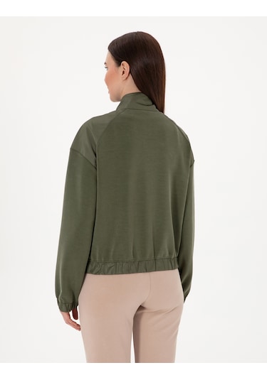 Pierre Cardin Kadın Haki Hırka Örme 50301345-vr027 Haki