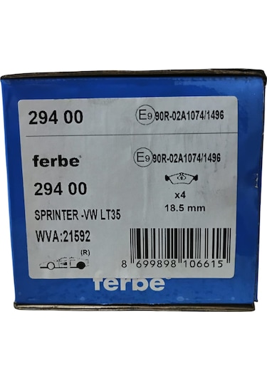 FERBE 29400 MERCEDES G CLASS W463 / SPRENTER W903 ÖN BALATA