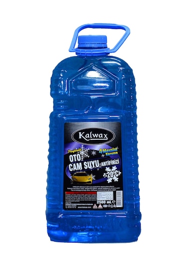 Kalwax Cam Suyu -20 C 2.5 Lt. 8 Adet Parfümlü 2.5 Lt. -20 C 8 Adet N11.727