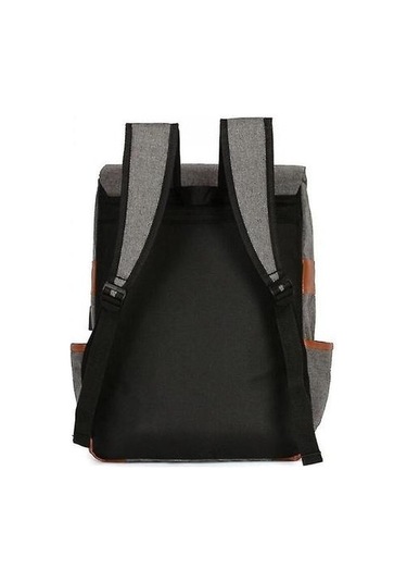 Usb Şarj Portu İle Gri Ince Dizüstü Sırt Çantası Mz713 1ıwre9 Gri