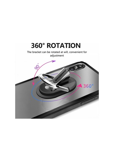 Xiyyadms Zinc Alloy 360 Döner Araba Havalandırma Delikli Telefon Tutucu - El İçi Taşıma Ve Video İzleme İçin Multifonksiyonel Aurora Gümüş