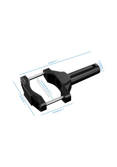 Işık Çubuğu Motosiklet Braketi Bisiklet Montaj Braketi Led Çalışma Işıkları Montaj Çapı 2-5.5cm