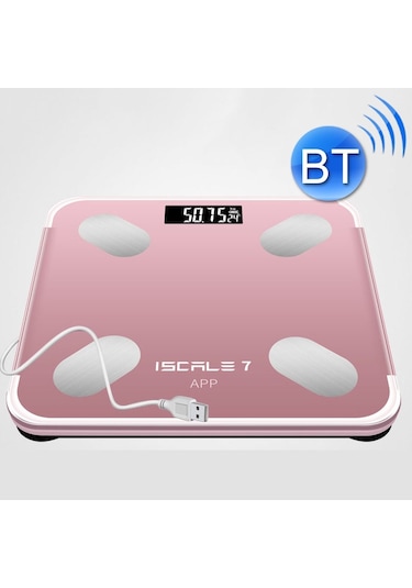 Sones Iscrle7 Akıllı Ağırlık Ölçeği Bluetooth Vücut Yağ Ölçüm Cihazı Şarj Modeli