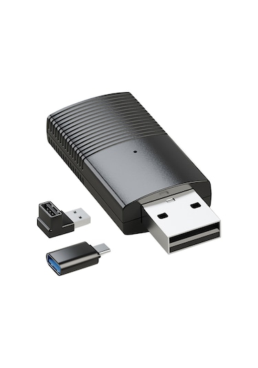 Yifomall Mınıx Cp86 Kablolu Carplay'den Kablosuz Dönüştürücü, İphone Araç Bağlantısı, Müzik/navigasyon/arama/dil Komutları, Usb-a To Type-c Ve 90 Derece Usb-a Adaptörü, Siyah