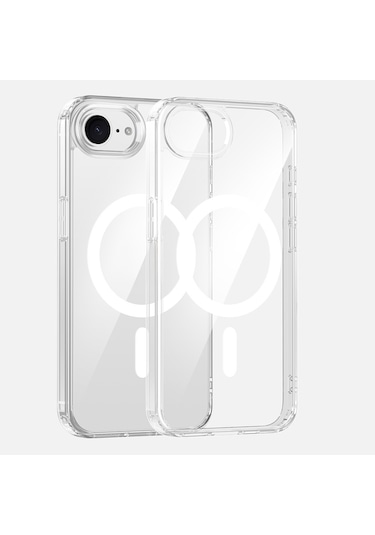 Schitec İphone 16e Magsafe Özellikli Şeffaf Kılıf