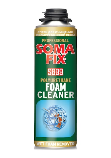 12 Adet 500 ML Somafix Poliüretan Köpük Temizleyici 1 Koli