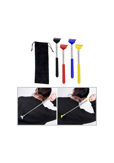 Suntek Geri Scratcher Teleskopik Masaj Aleti Ev Şükran Günü Çok Renkli