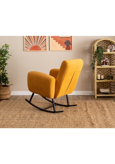 Pafu Kono Tv / Dinlenme / Baba / Emzirme Koltuğu Sallanan Sandalye - Bohem Hardal